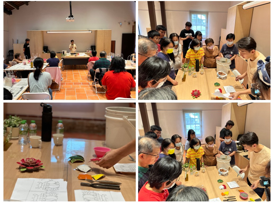 剪粘工作坊現場活動圖