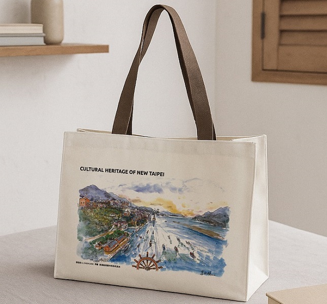 李乾朗教授手繪圖稿托特包